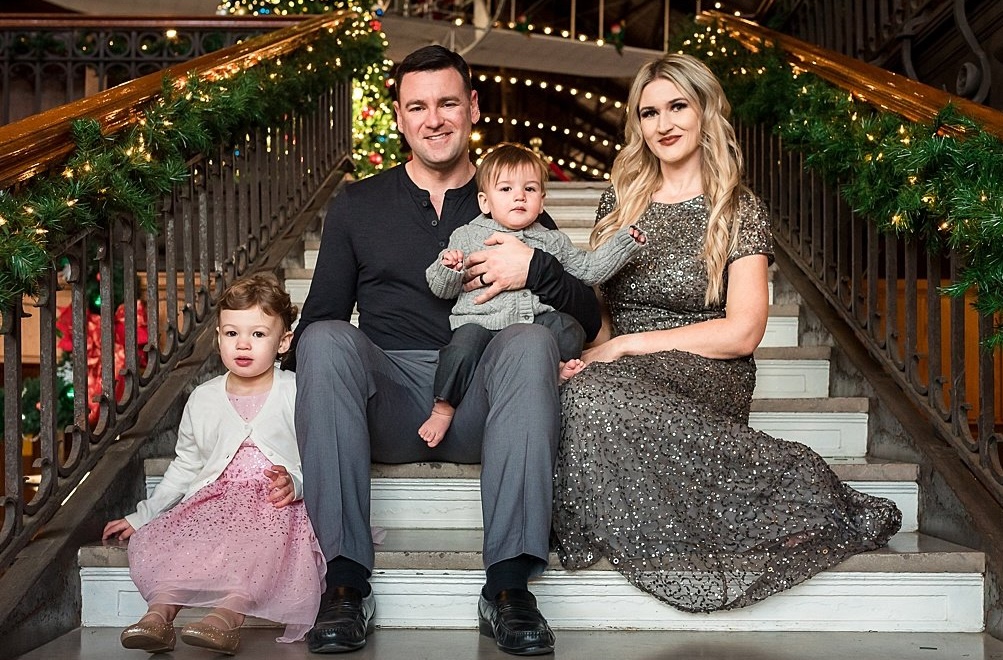Christmas Family Photo Session USNA